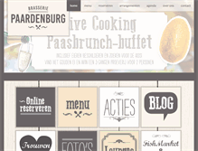 Tablet Screenshot of brasseriepaardenburg.nl